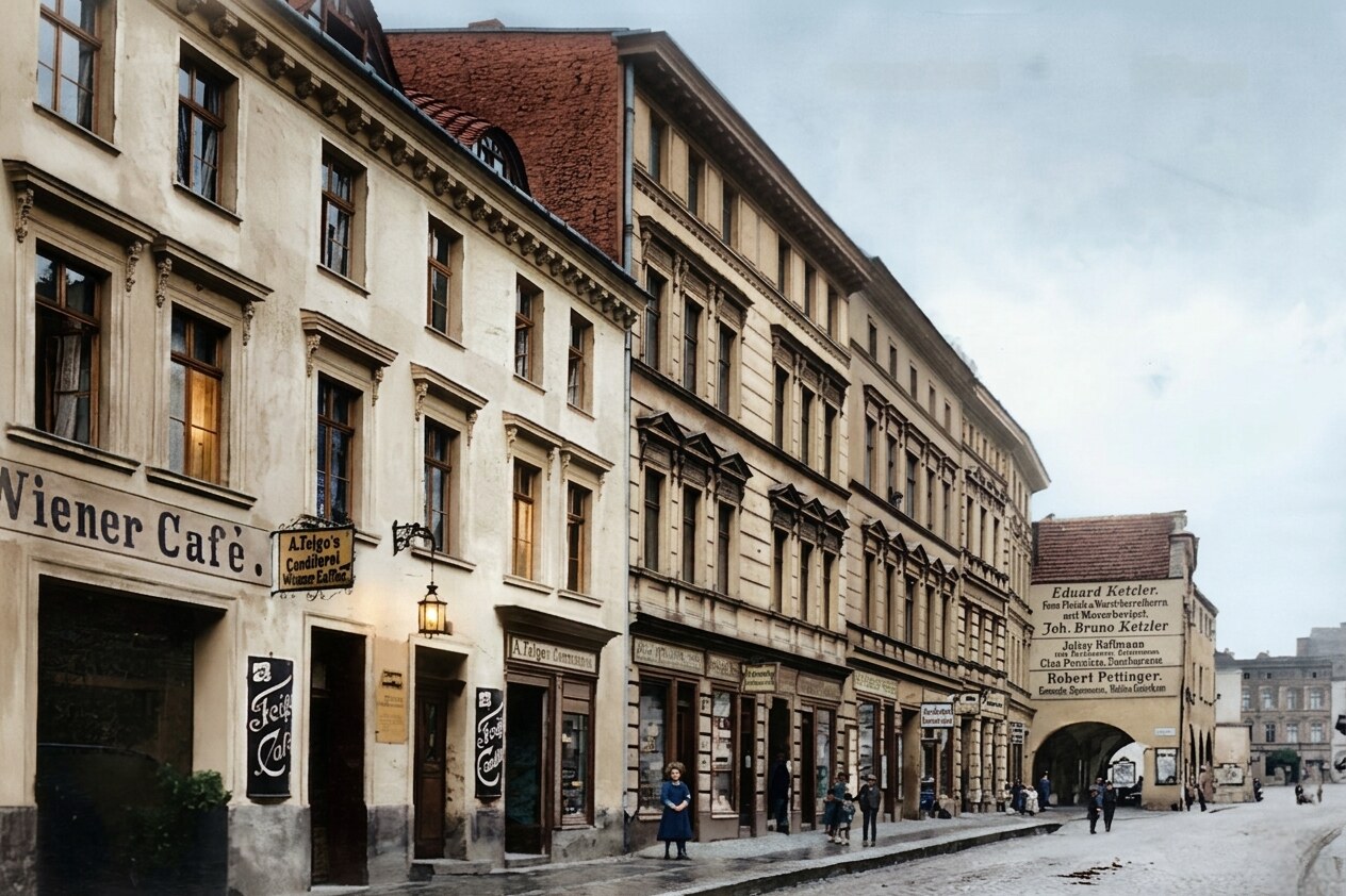 Archiwalna fotografia Strzegomia
