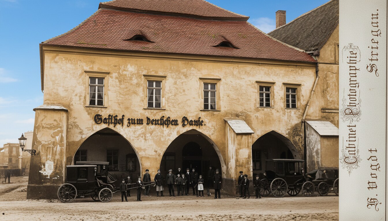 Striegau, Rynek, 1900 r.