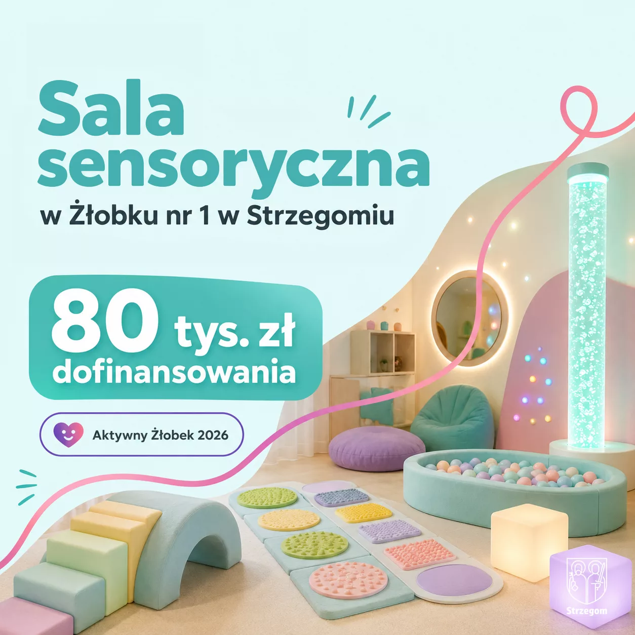 Sala sensoryczna powstanie w strzegomskim żłobku. Gmina zdobyła 80 tys. zł z programu ministerstwa