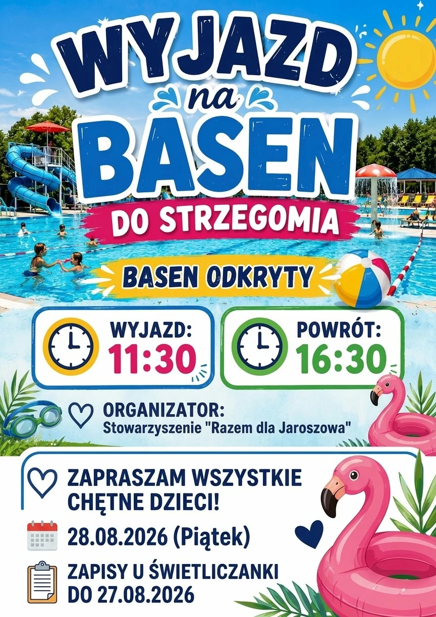 Dzieci z Jaroszowa pojadą na basen do Strzegomia