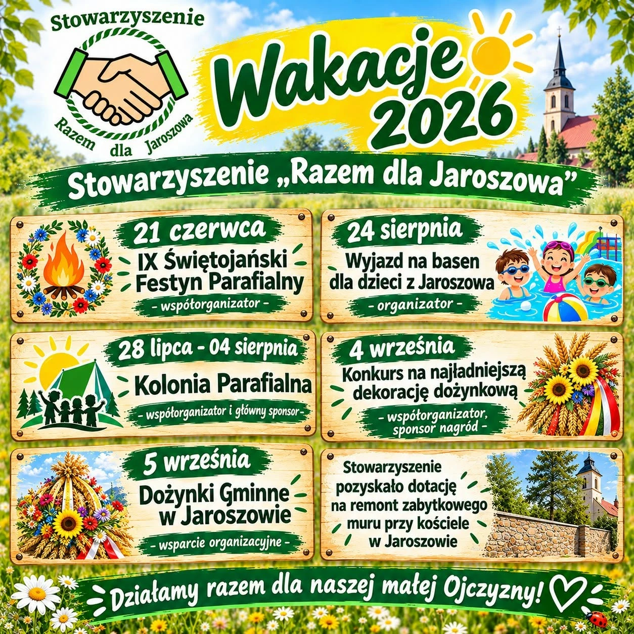 „Razem dla Jaroszowa” podsumowuje aktywne lato 2026