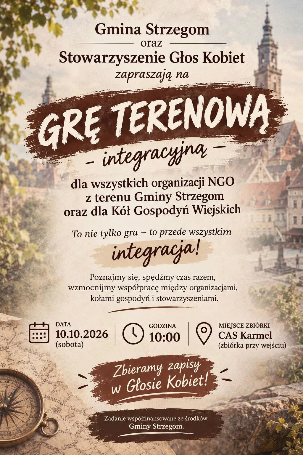Integracyjna gra terenowa dla organizacji z Gminy Strzegom