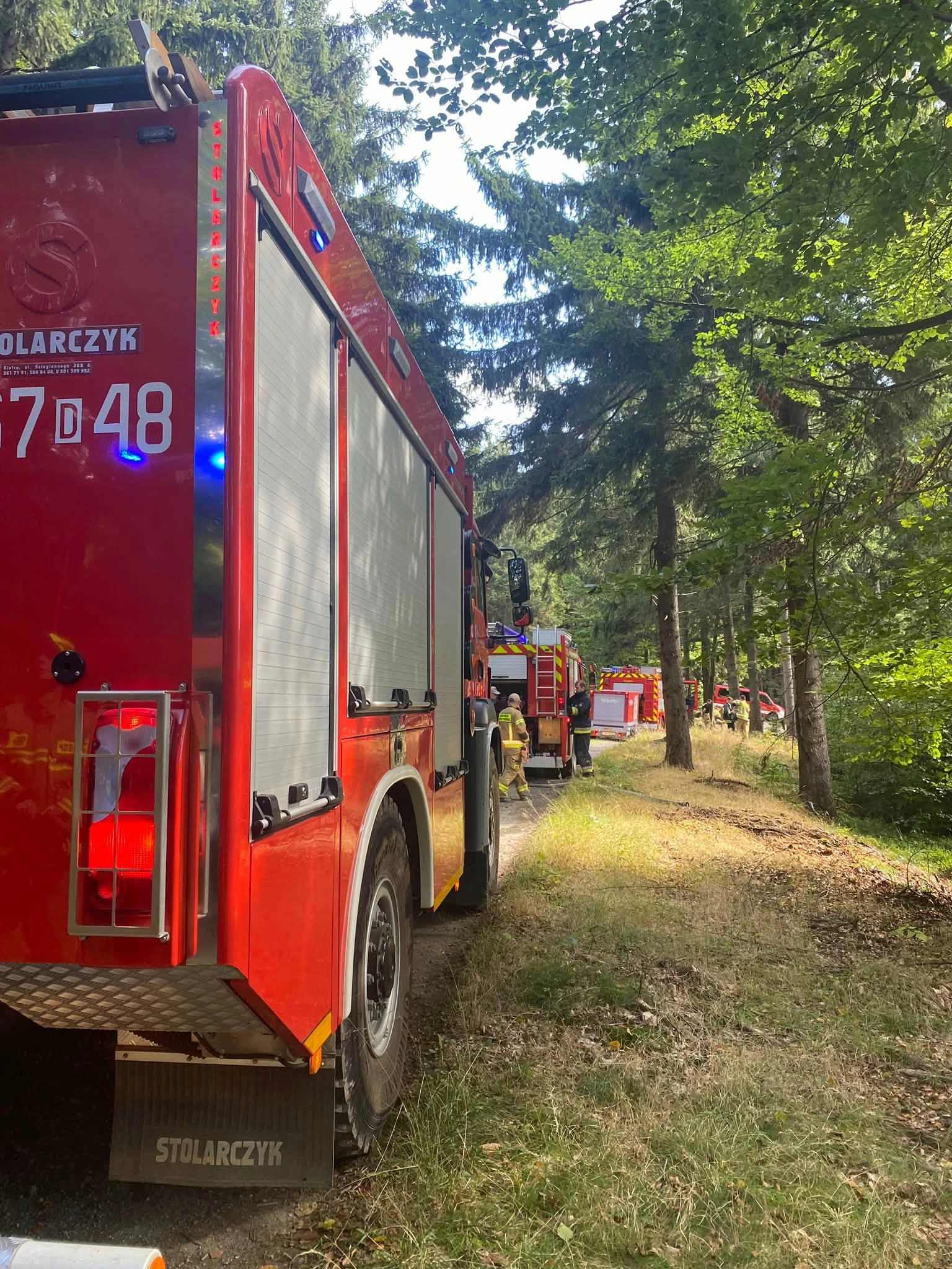 Strażacy z gminy Strzegom ćwiczyli w Górach Sowich - zdjęcie 8