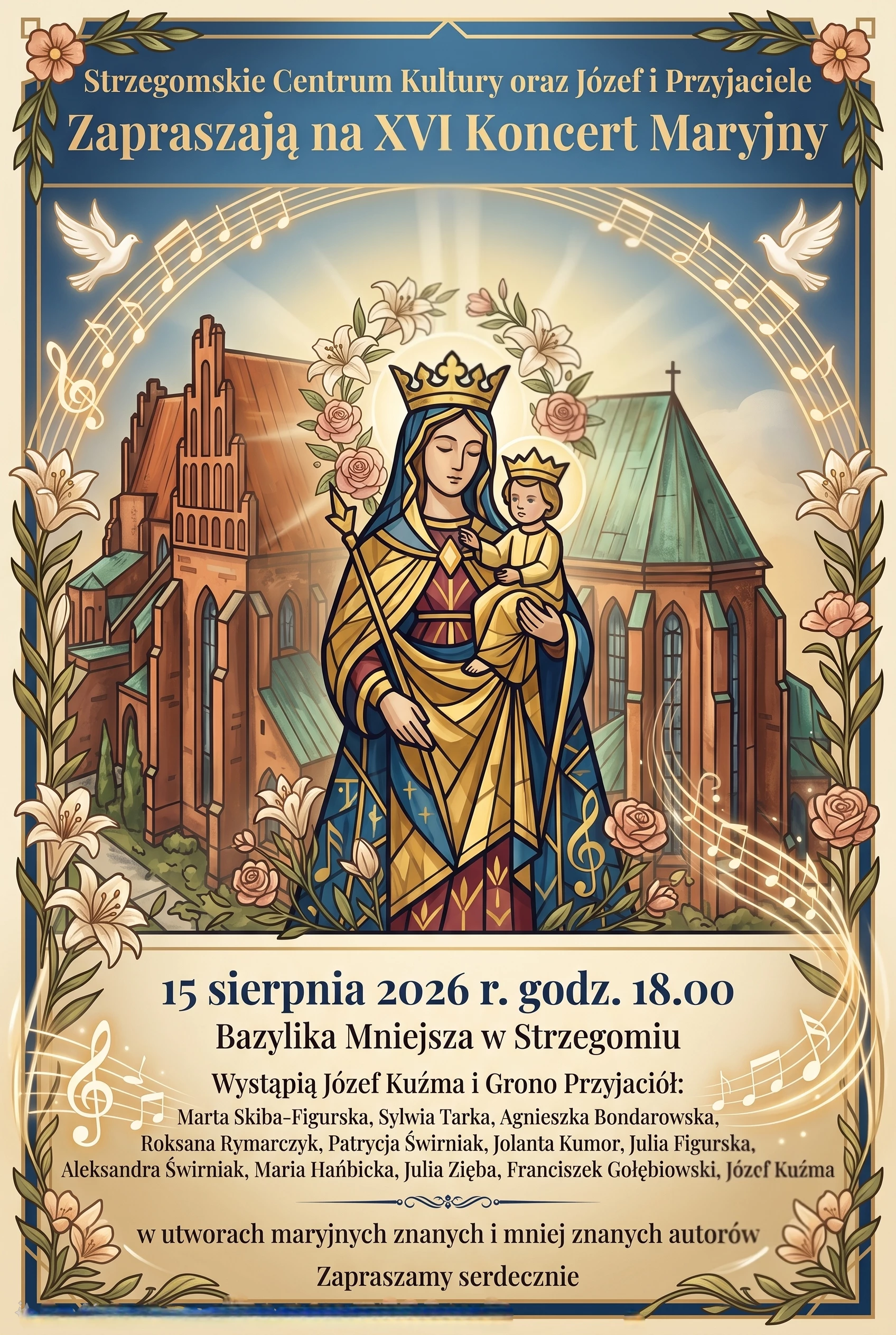 XVI Koncert Maryjny zabrzmi w strzegomskiej bazylice