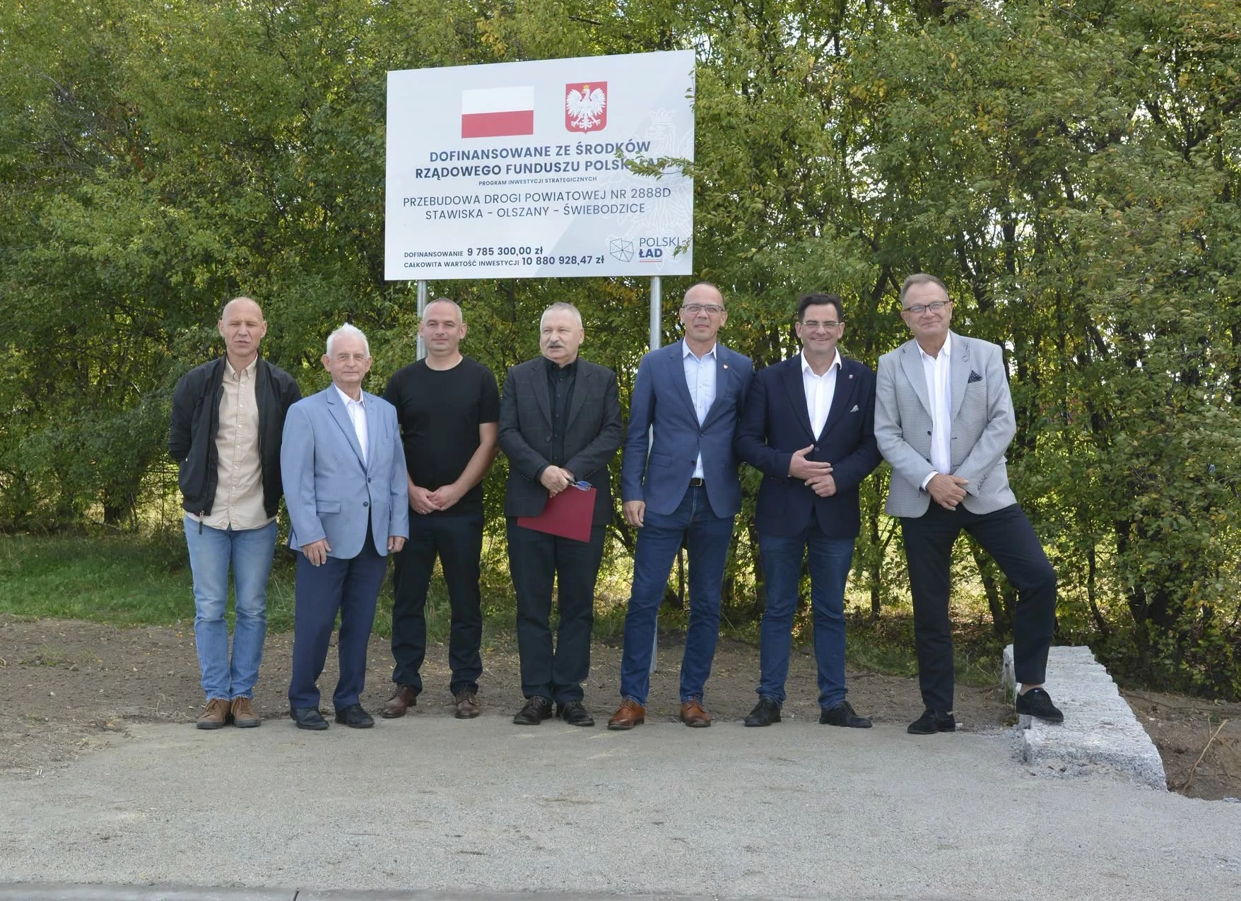 Droga Stawiska-Olszany-Świebodzice po przebudowie - zdjęcie 7