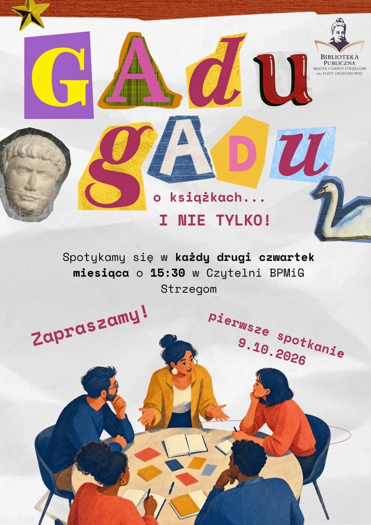 Nowy cykl spotkań o książkach w Strzegomiu