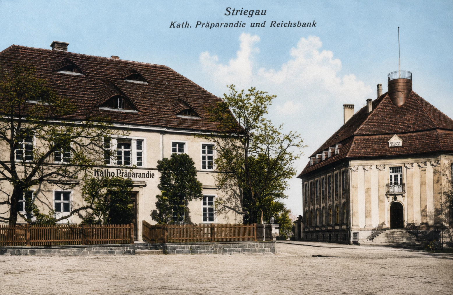 Archiwalna fotografia Strzegomia