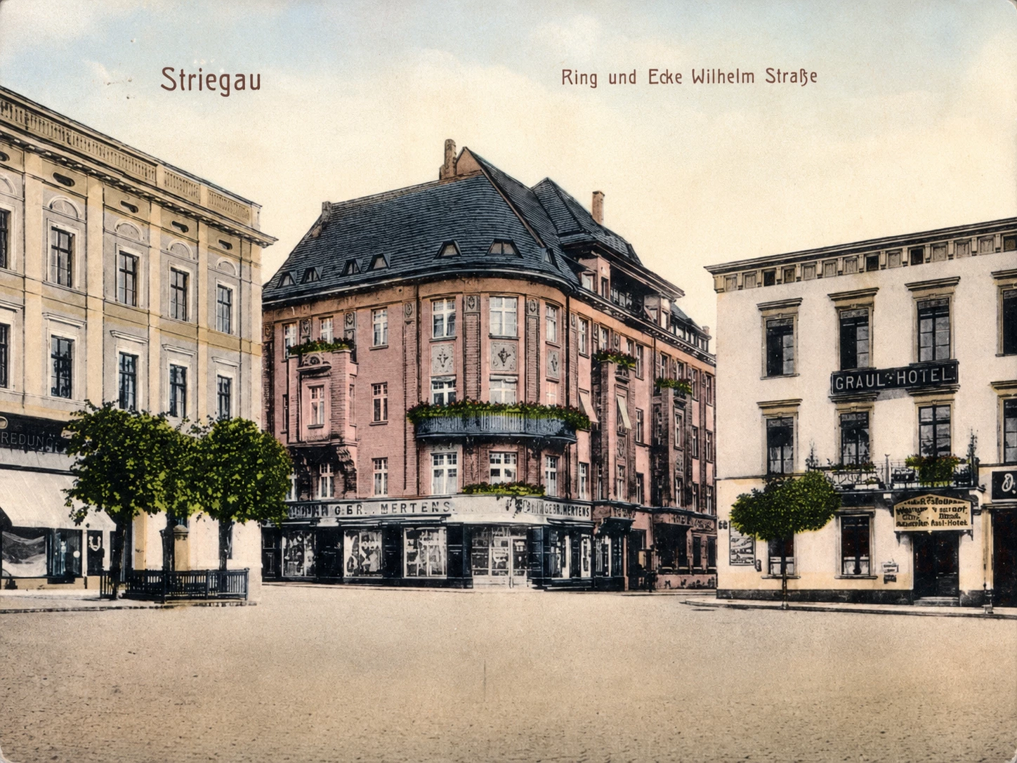 Archiwalna fotografia Strzegomia