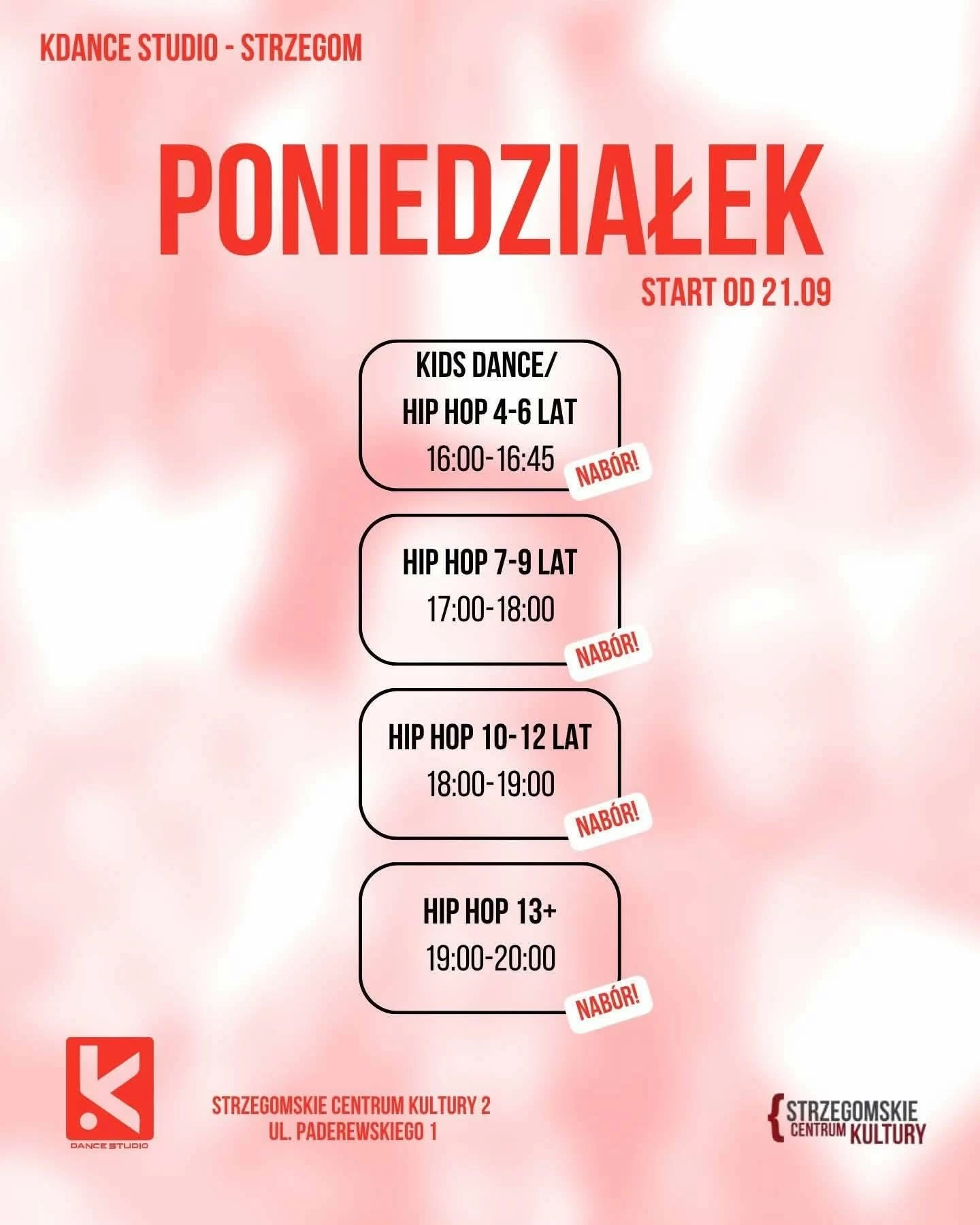 KDance rusza w Strzegomiu. Trwają zapisy do grup - zdjęcie 1