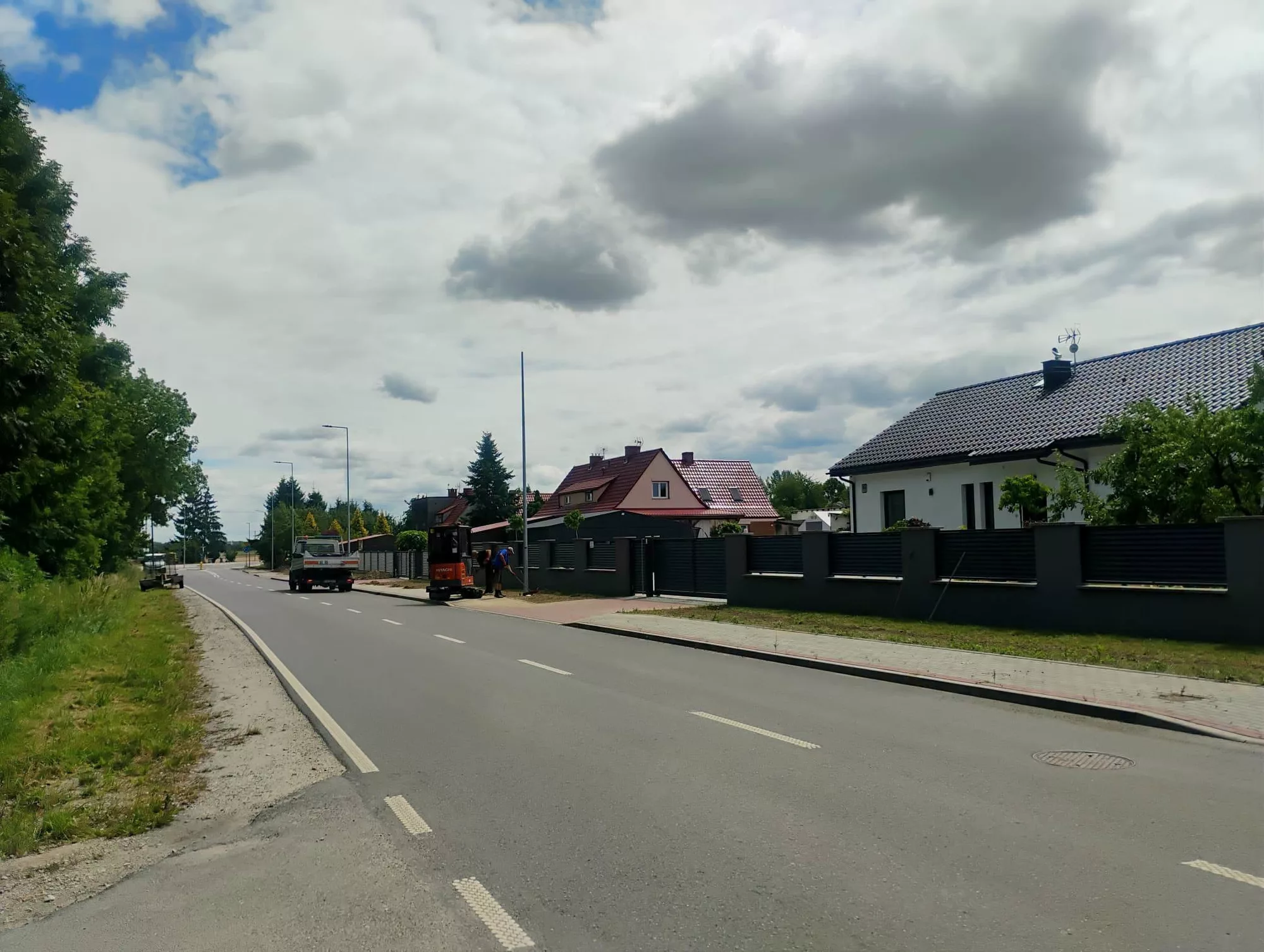 Koniec z ciemnością po zmroku. W Granicznej ruszyła budowa oświetlenia ulicznego - zdjęcie 2