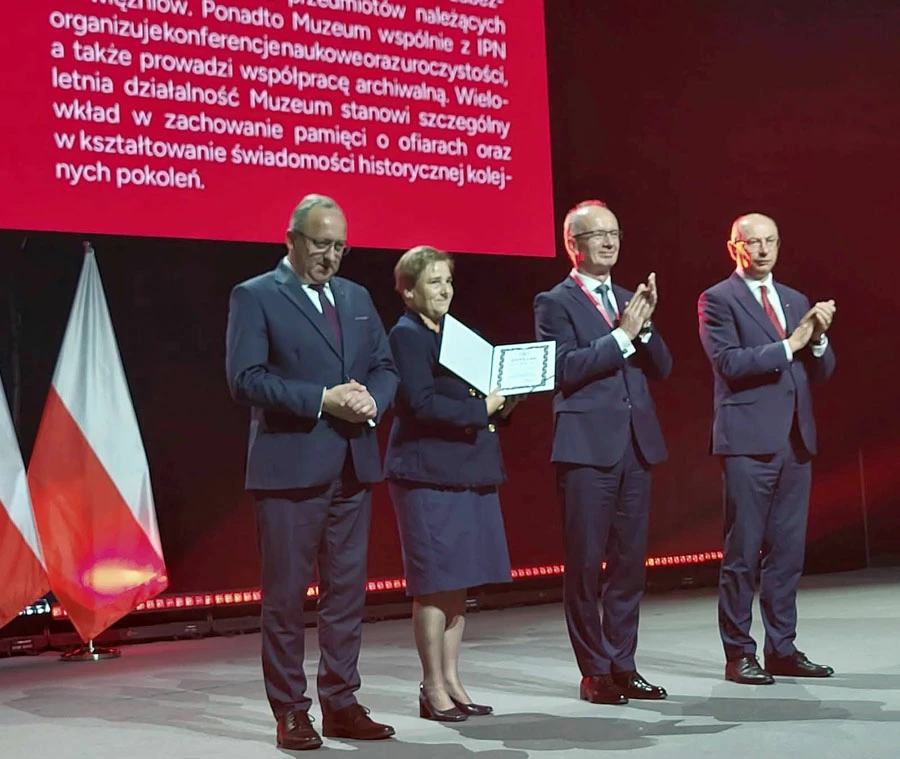 Muzeum Gross-Rosen uhonorowane złotym medalem IPN
