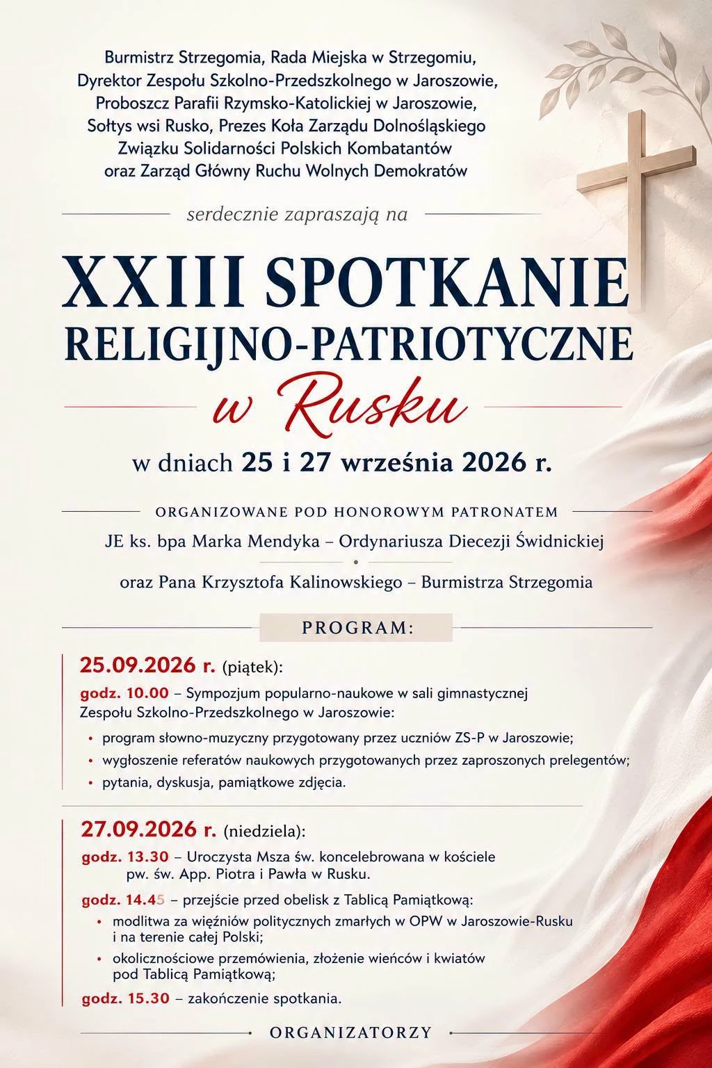 XXIII Spotkanie Religijno-Patriotyczne w Rusku. Dwa dni pamięci