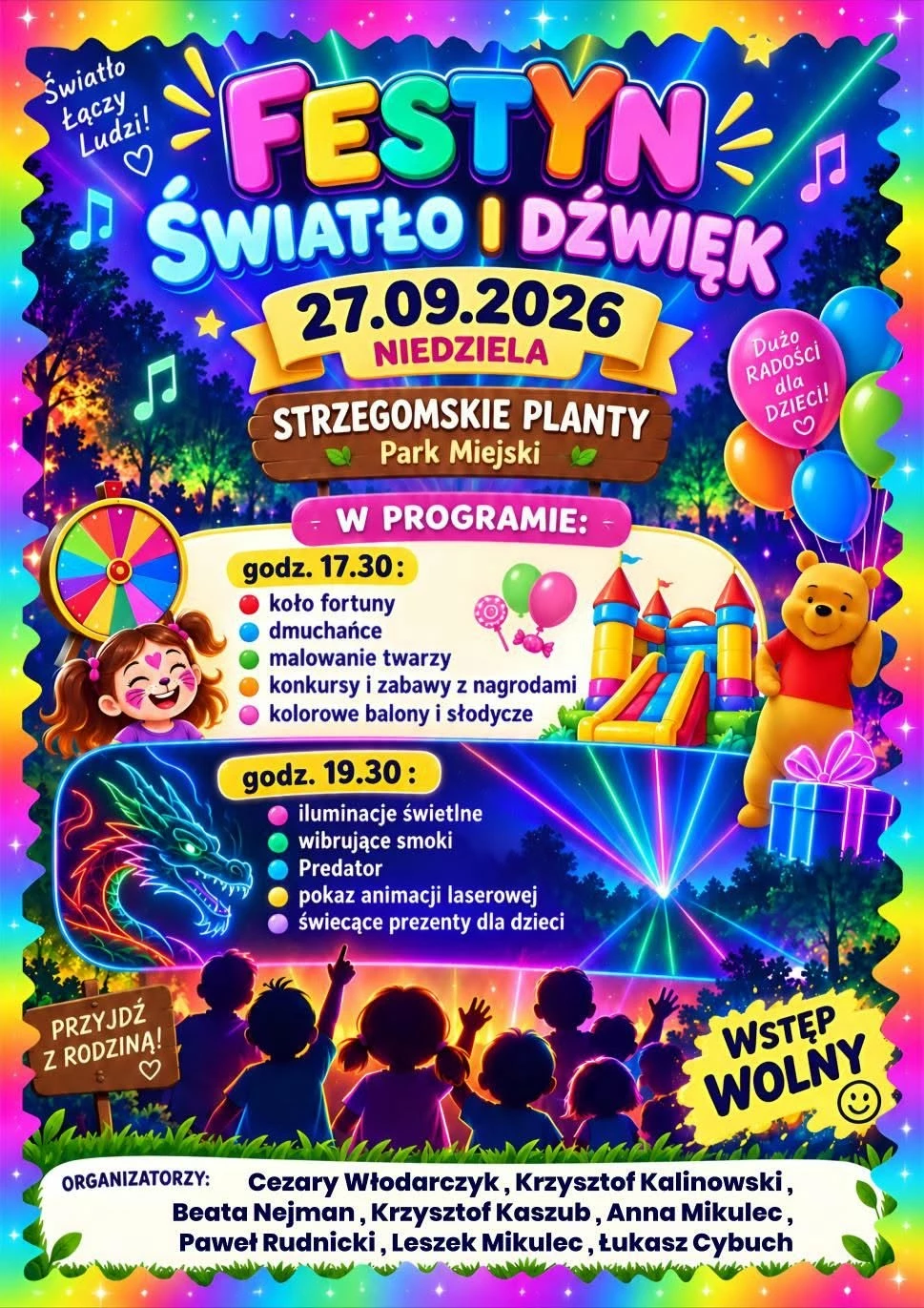 Festyn „Światło i Dźwięk” wraca na Strzegomskie Planty