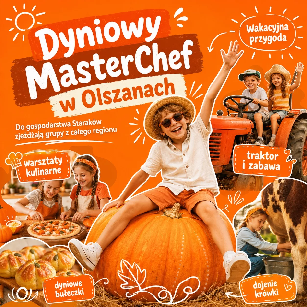 Dyniowy MasterChef w Olszanach. Do gospodarstwa Staraków zjeżdżają grupy z całego regionu