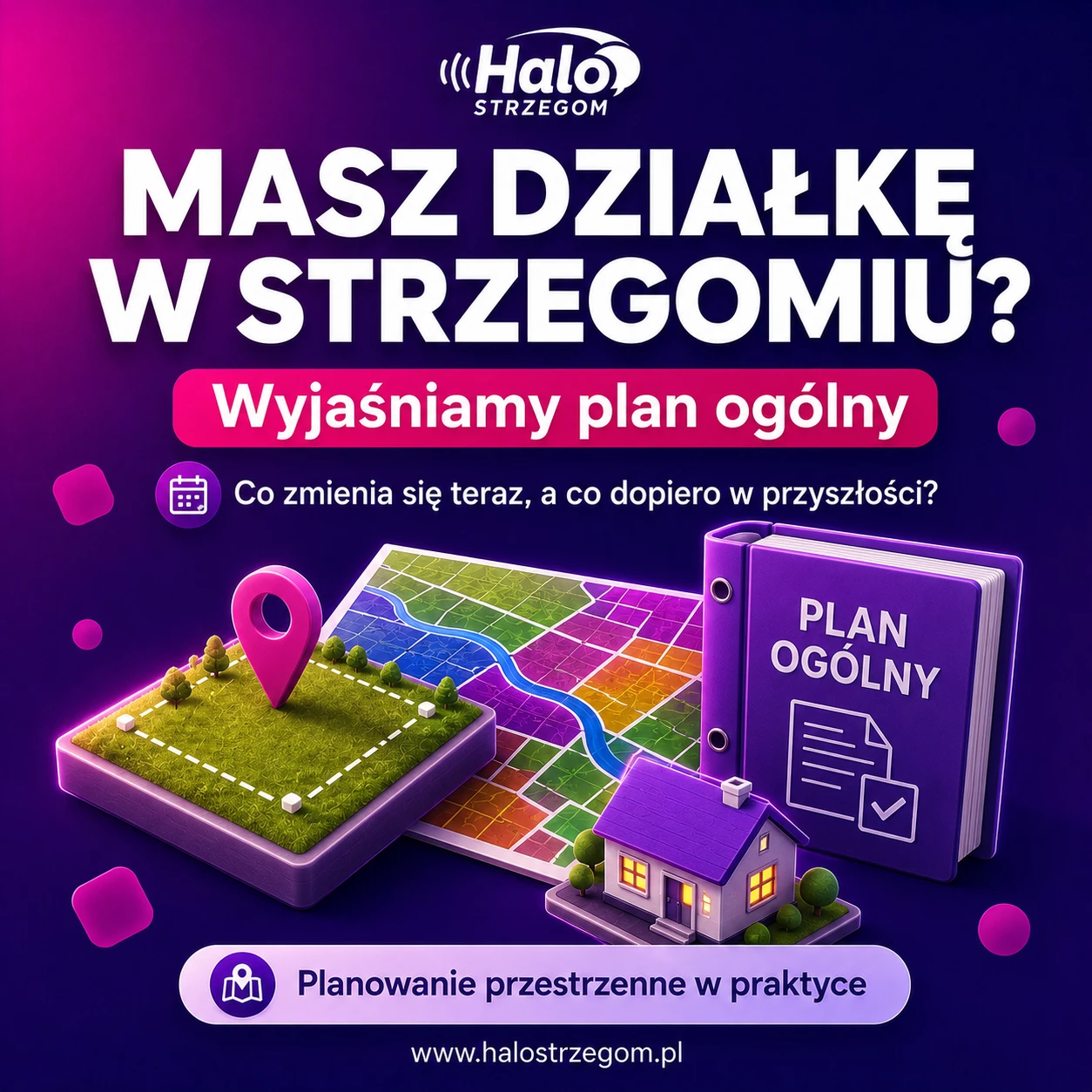 Masz działkę w Strzegomiu? Rada przyjęła plan ogólny. Wyjaśniamy, co naprawdę się zmienia