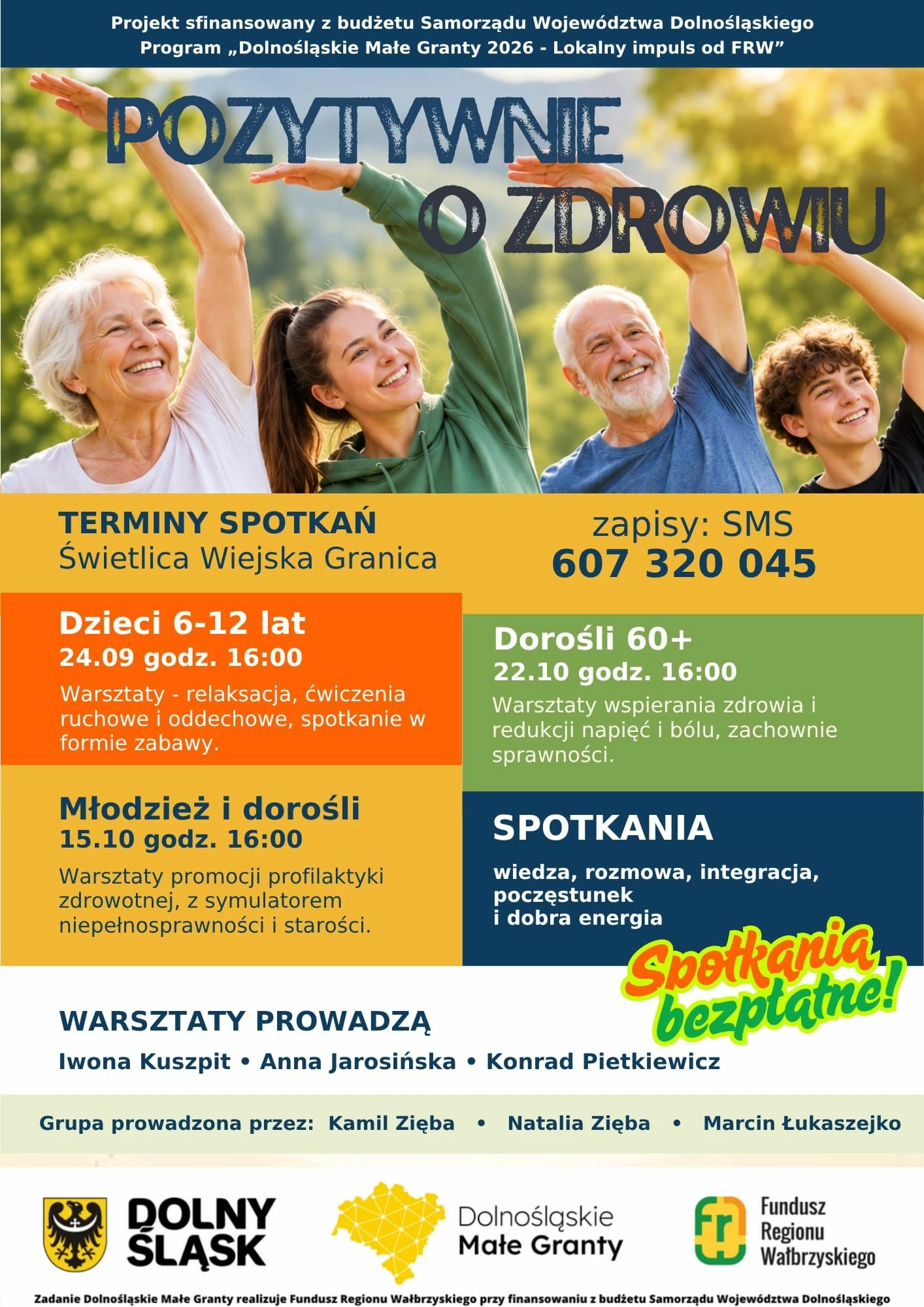 „Pozytywnie o Zdrowiu”. Bezpłatne warsztaty w Granicy