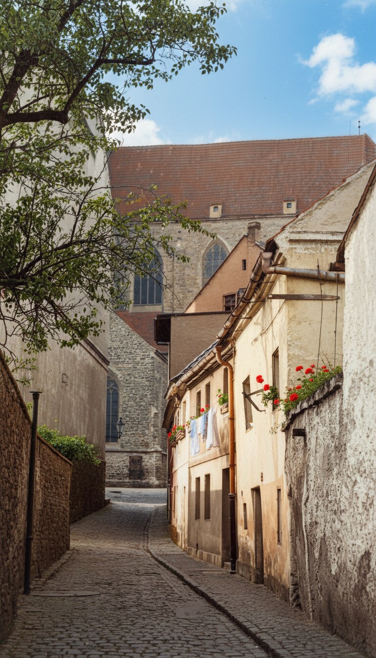 Zaułek k. Bazyliki Mniejszej.