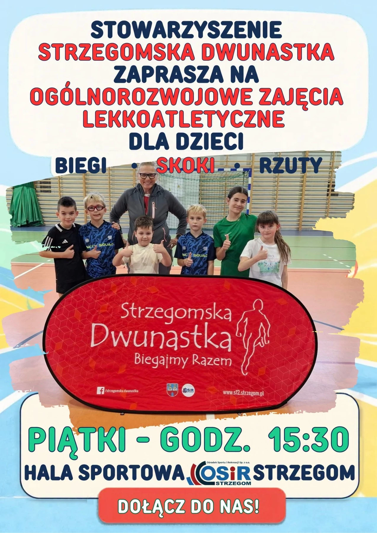 Strzegomska Dwunastka zaprasza dzieci na sportowe piątki