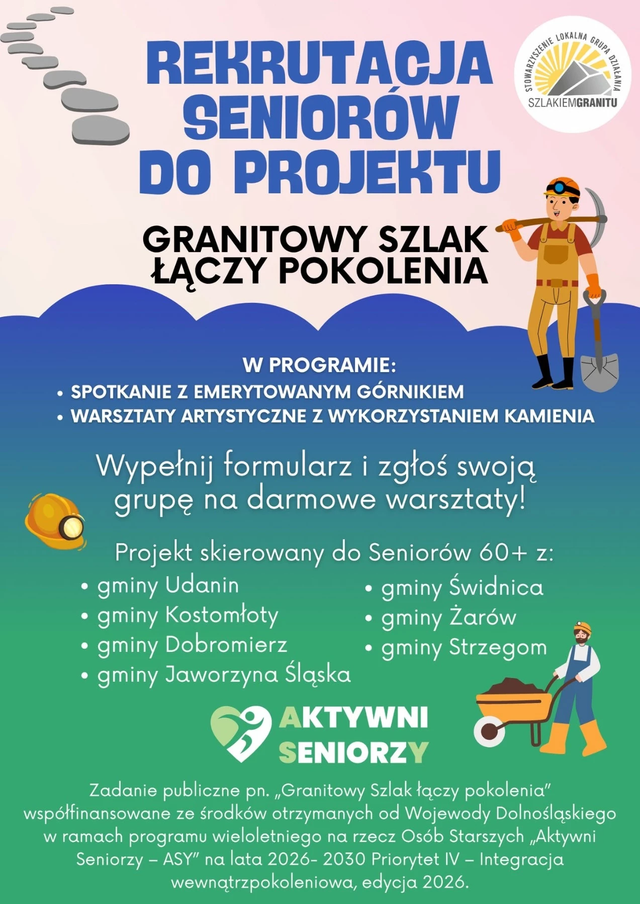 Seniorzy ze Strzegomia mogą ruszyć Granitowym Szlakiem