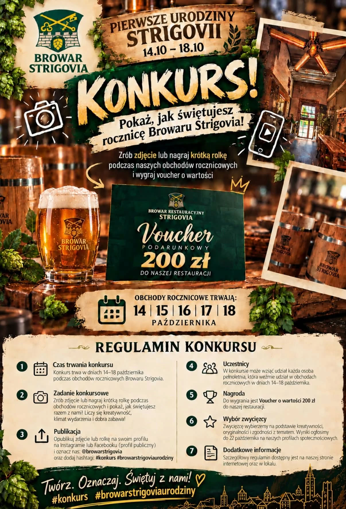 Strigovia świętuje pierwsze urodziny i ogłasza konkurs