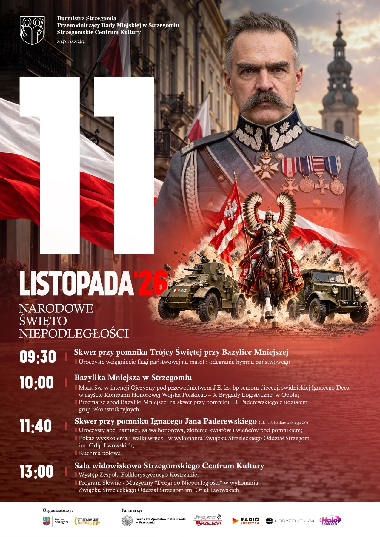 Strzegom uczci Święto Niepodległości. Znamy program obchodów